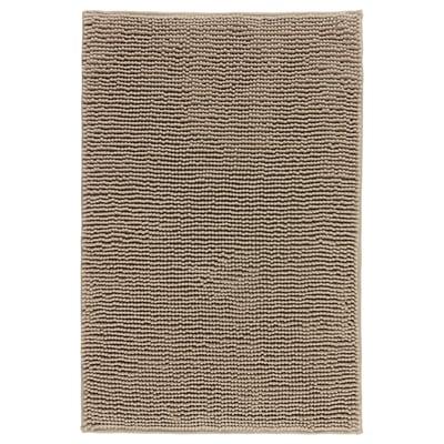 TOFTBO Bath mat, beige, 40x60 cm