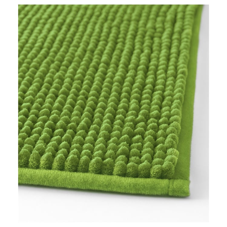 TOFTBO bath mat, green, 40x60 cm (16x24") IKEA