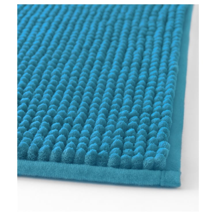 TOFTBO bath mat, turquoise, 40x60 cm (16x24") IKEA