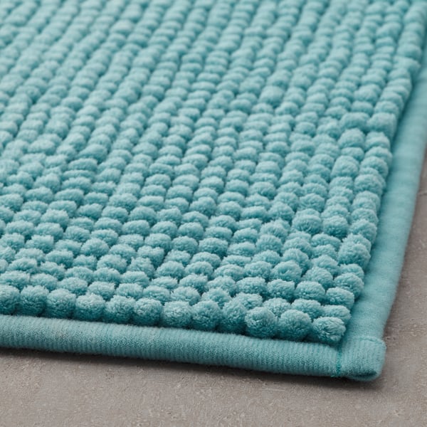 TOFTBO Bath mat, turquoise, 40x60 cm (16x24") IKEA