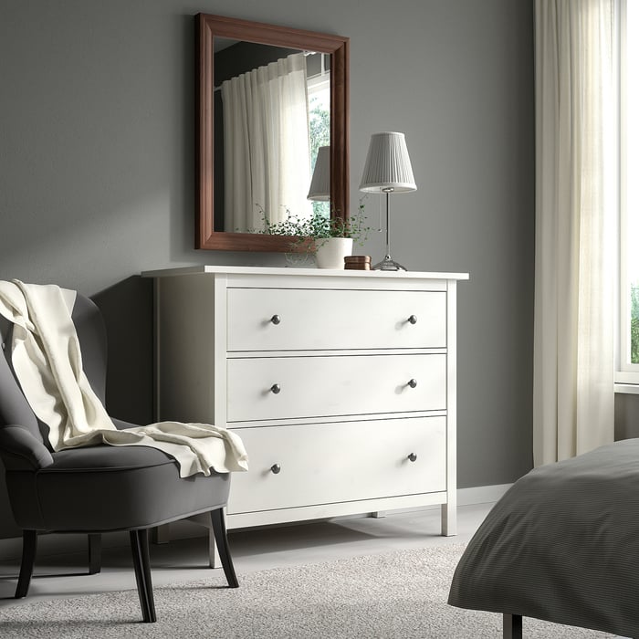 TOFTBYN mirror, ash effect/brown, 65x85 cm (255/8x331/2") IKEA