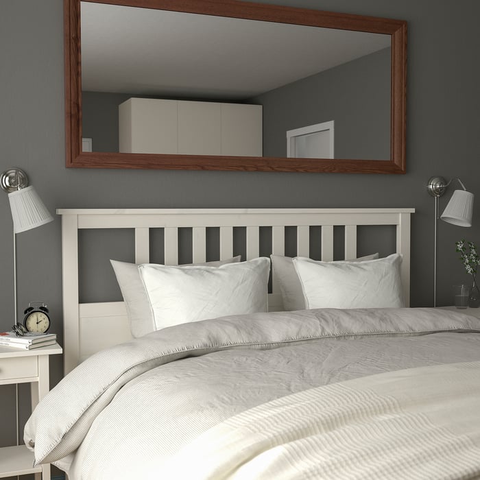 TOFTBYN mirror, ash effect/brown, 75x165 cm (291/2x65") IKEA