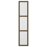 TONSTAD Door, brown/stained oak veneer glass, 50x229 cm