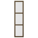 TONSTAD Door, brown/stained oak veneer glass, 50x195 cm