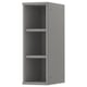 TORNVIKEN Open cabinet, grey, 20x37x60 cm