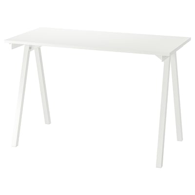 TROTTEN Desk, white, 120x60 cm