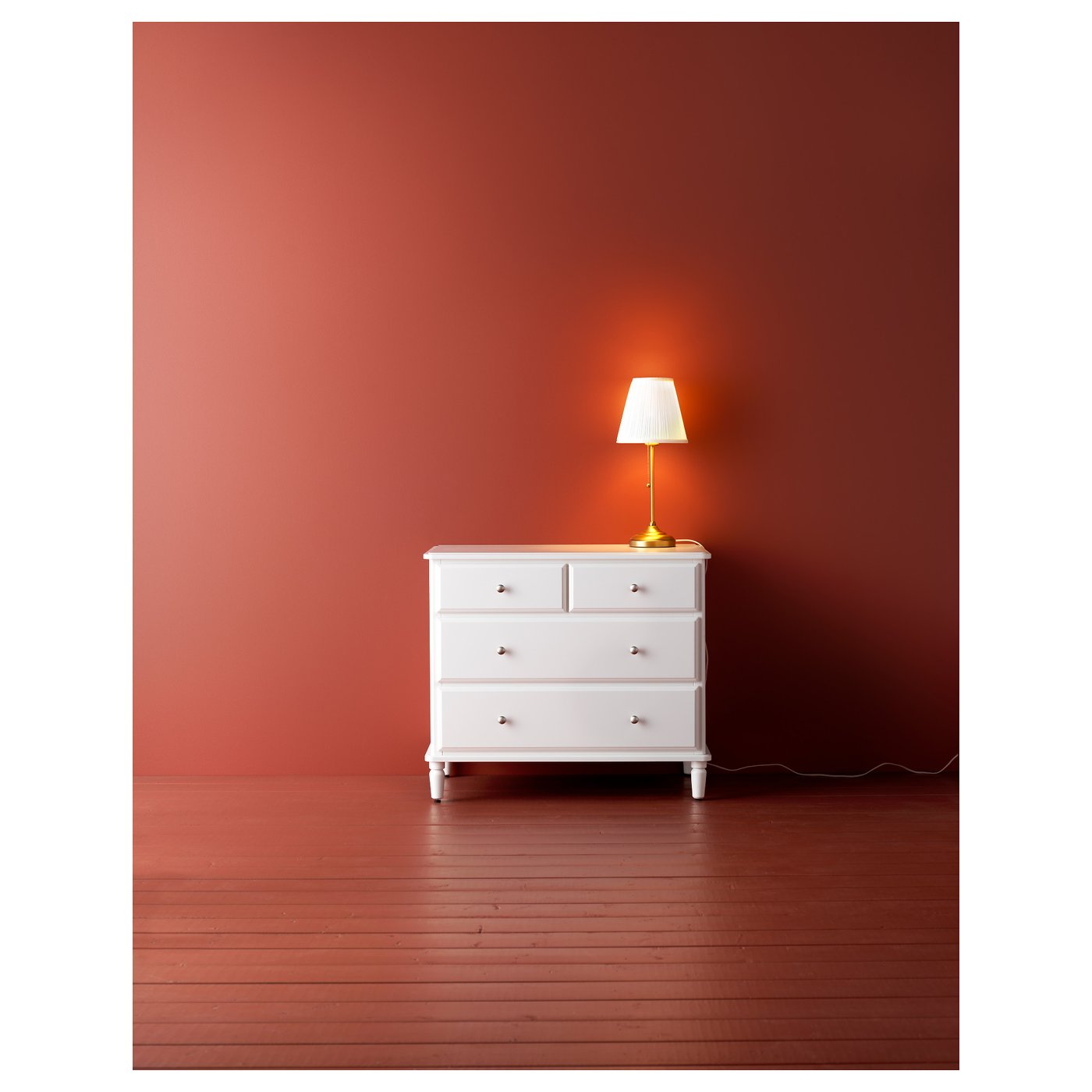 IKEA 4段チェスト TYSSEDAL ティッセダール TYSSEDAL Chest of 4 drawers, white, 87x76 cm - IKEA
