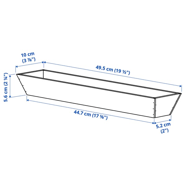 UPPDATERA Utensil tray, bamboo, 10x50 cm