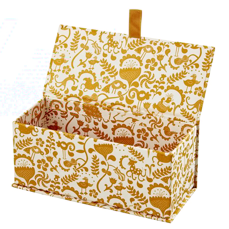 URSPRUNGLIG Jewellery box, yellow IKEA