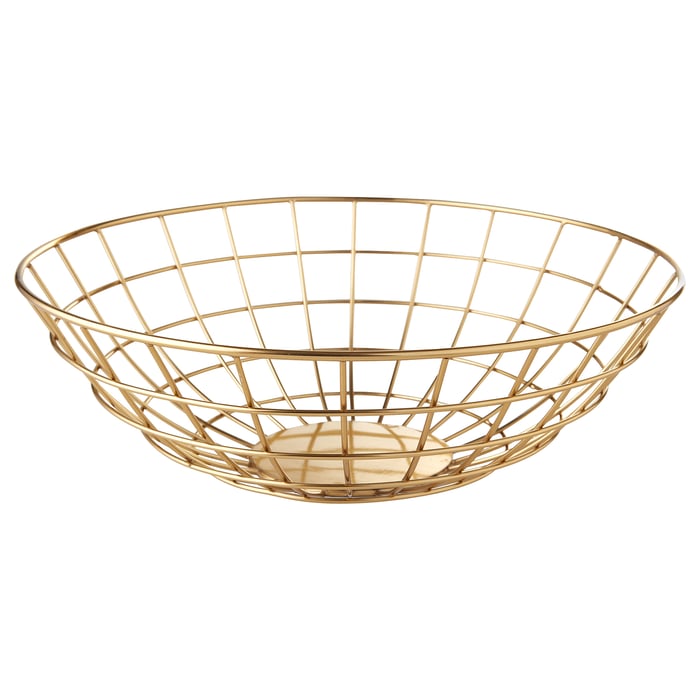 UTVÄNDIG decorative bowl, brasscolour, 32 cm (12 ½") IKEA