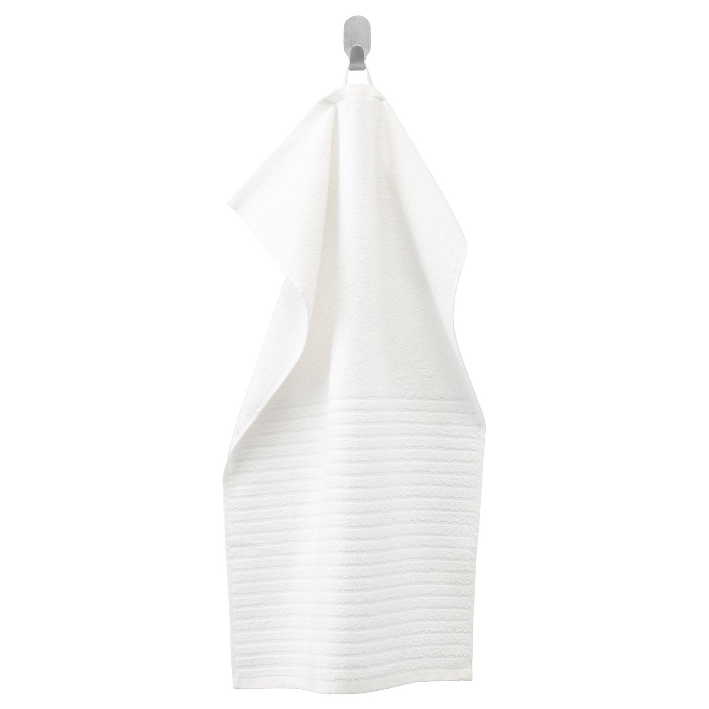 VÅGSJÖN hand towel, white, 40x70 cm (16x28") IKEA