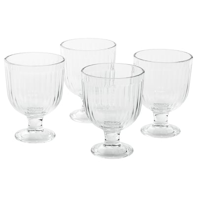 VARDAGEN Goblet, clear glass, 28 cl