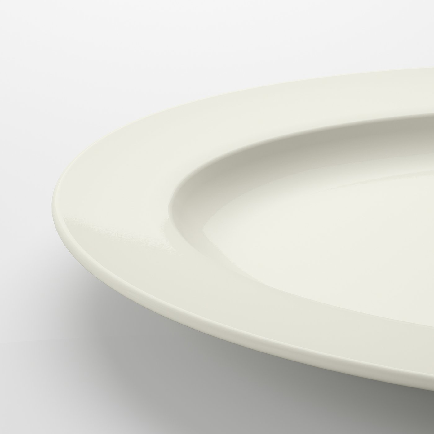 VARDAGEN Serving plate, offwhite, 43x28 cm (17x11") IKEA