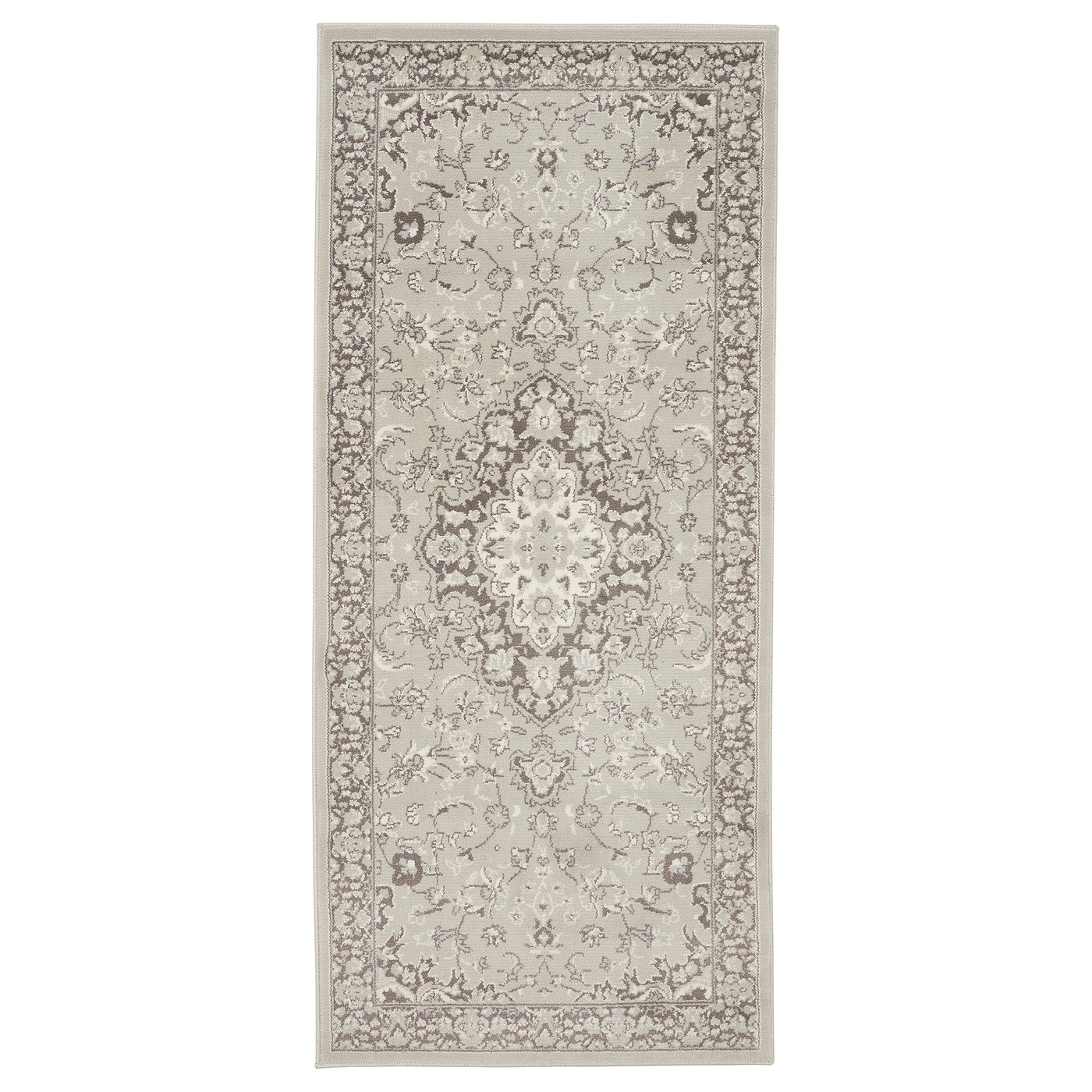 VEDBÄK rug, low pile, light grey, 80x180 cm (2'7
