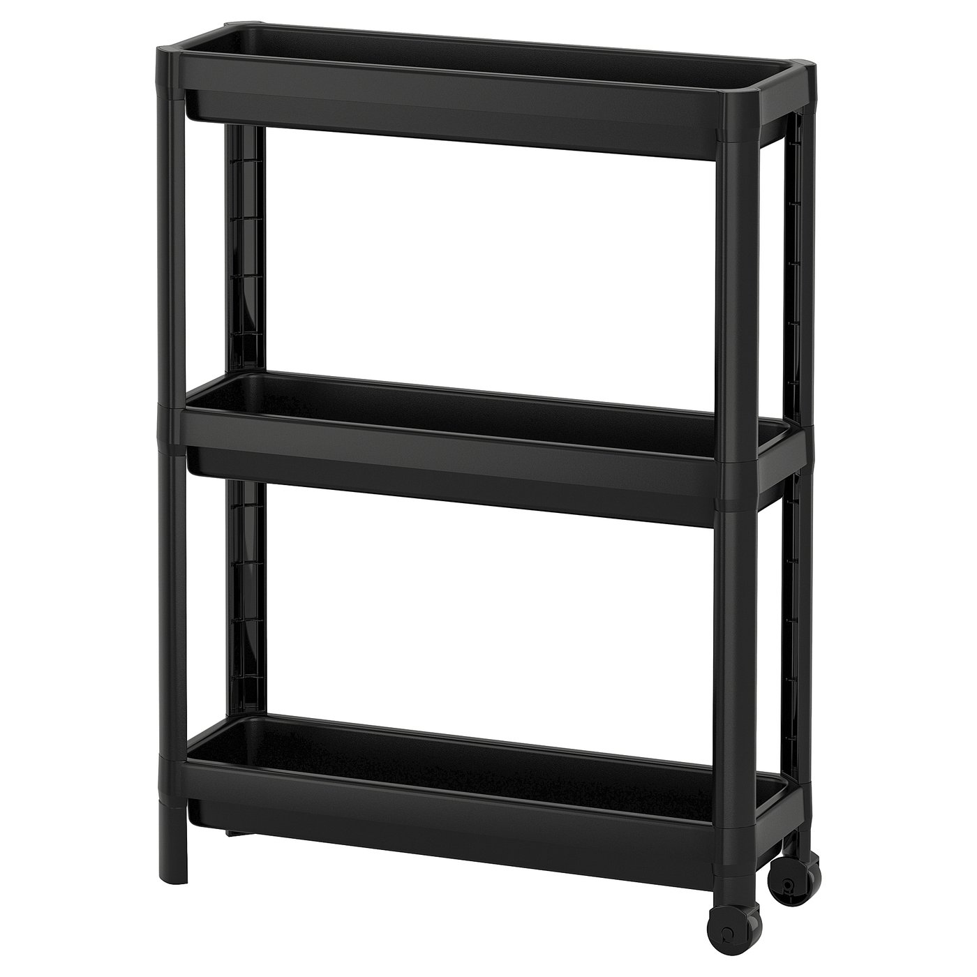 VESKEN Trolley, black, 54x18x71 cm (21 1/4x7 1/8x28 ")