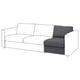 VIMLE 1-seat section, Gunnared medium grey