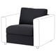 VIMLE 1-seat section, Saxemara black-blue