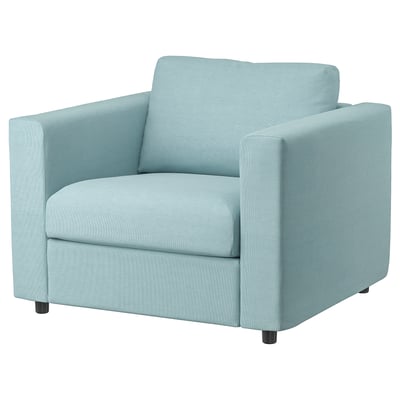 VIMLE Armchair, Saxemara light blue
