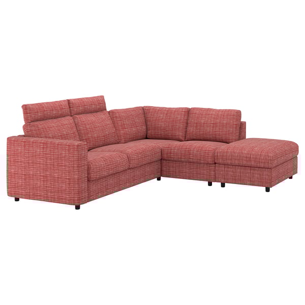 VIMLE Corner sofa, 4-seat - with open end with headrests ...