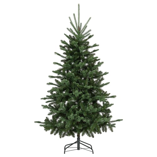 VINTERFINT christmas tree, green, artificial, with stand, full shape.