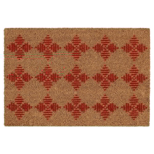 VINTERFINT door mat, red, 40x60 cm (1'4"x2'0") IKEA
