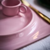 VINTERFINT Plate, pink, 27x27 cm