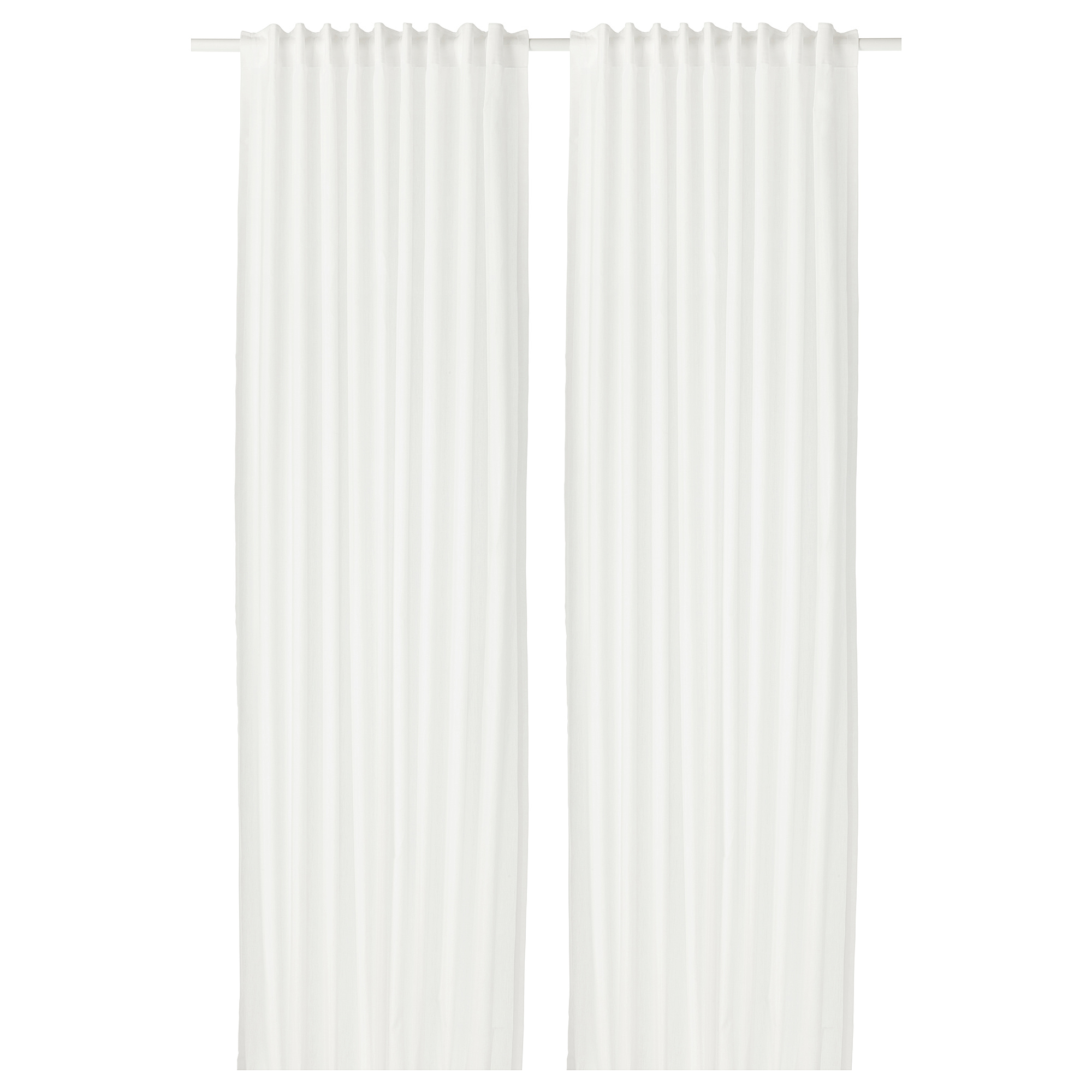 VIVAN Curtains, 1 pair, white, 145x300 cm IKEA