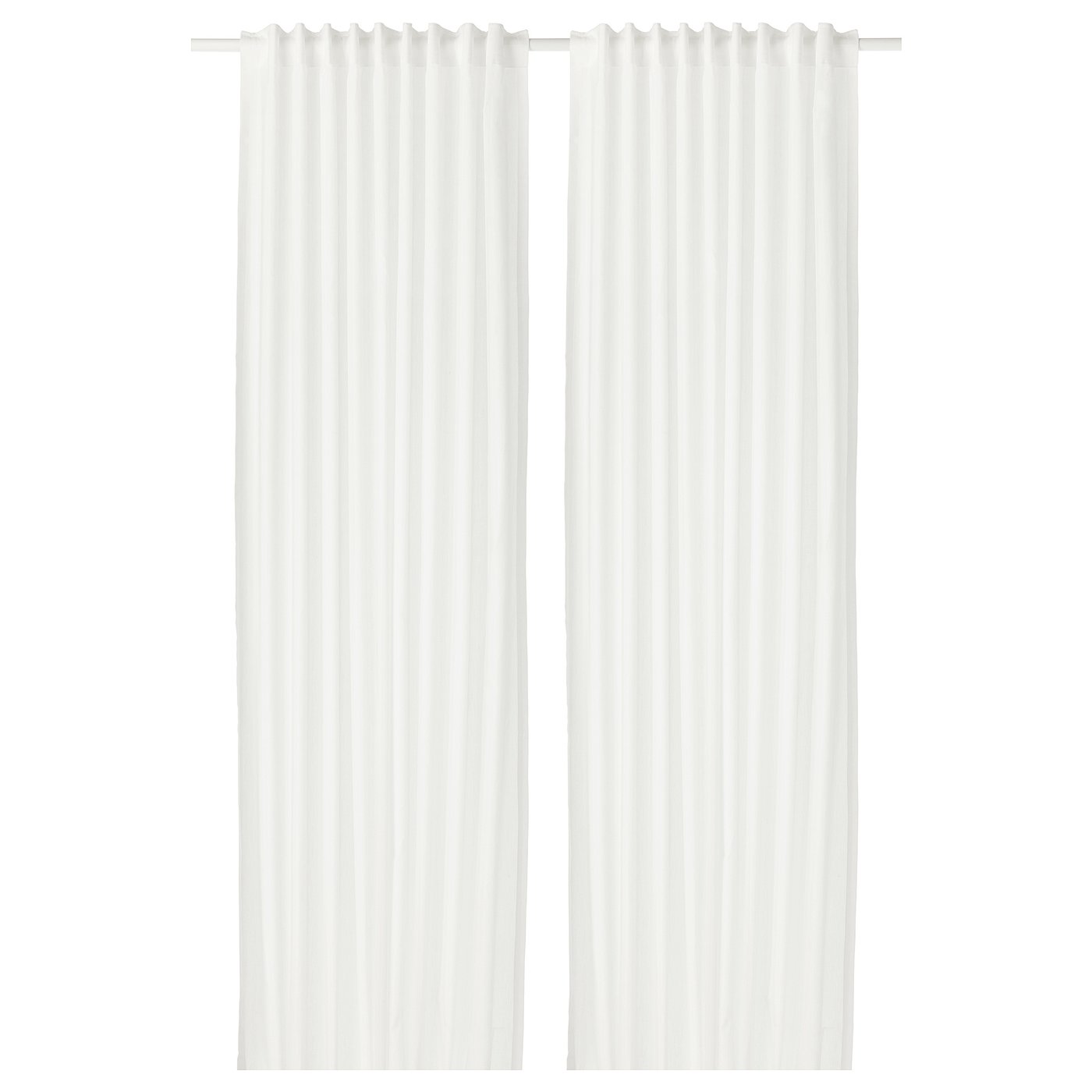 VIVAN Curtains, 1 pair, white, 145x300 cm IKEA
