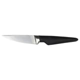 VÖRDA Paring knife, black, 9 cm
