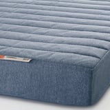 VOGNILL Coir foam mattress, firm/light blue, 160x200 cm