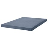 VOGNILL Coir foam mattress, firm/light blue, 160x200 cm