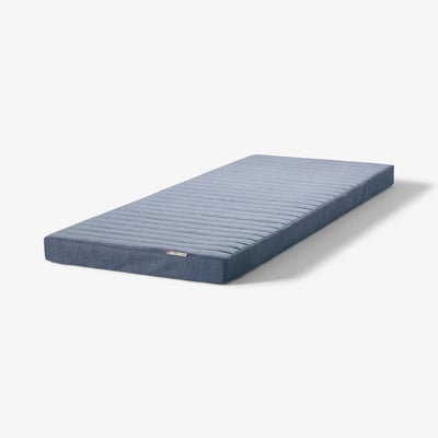 VOGNILL Coir foam mattress, firm/light blue, 90x200 cm