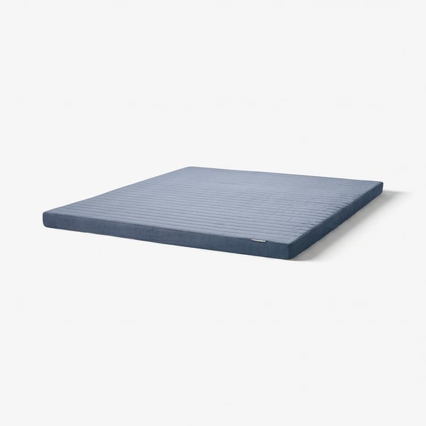 VOGNILL Coir foam mattress, firm/light blue, 180x200 cm