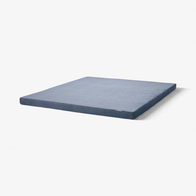 VOGNILL Coir foam mattress, firm/light blue, 180x200 cm
