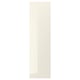 VOXTORP Cover panel, high-gloss light beige, 62x220 cm