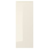 VOXTORP Door, high-gloss light beige, 30x80 cm
