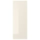 Option: VOXTORP Door, high-gloss light beige, 30x80 cm
