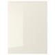 Option: VOXTORP Door, high-gloss light beige, 60x80 cm