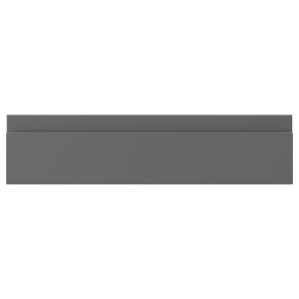 VOXTORP Drawer front, dark grey, 40x10 cm
