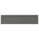 VOXTORP Drawer front, dark grey, 40x10 cm