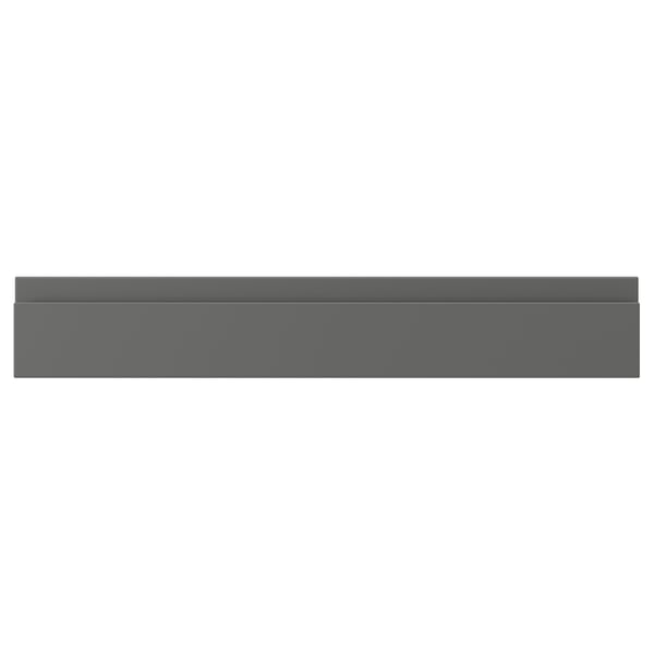 VOXTORP Drawer front, dark grey, 60x10 cm
