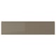 VOXTORP Drawer front, high-gloss dark grey-brown, 80x20 cm