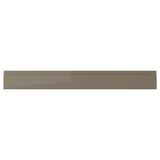 VOXTORP Drawer front, high-gloss dark grey-brown, 80x10 cm