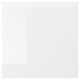VOXTORP Drawer front, high-gloss white, 40x40 cm