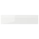 VOXTORP Drawer front, high-gloss white, 40x10 cm