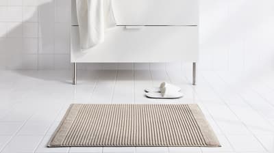 FINTSEN Bath mat, white, 16x24 - IKEA