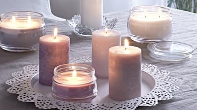Scented candles