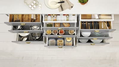 Shelves & drawers