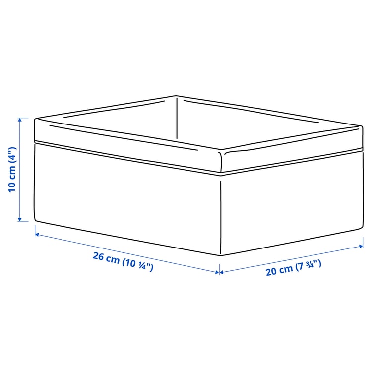 Illustration with measurements for the product: BAXNA.