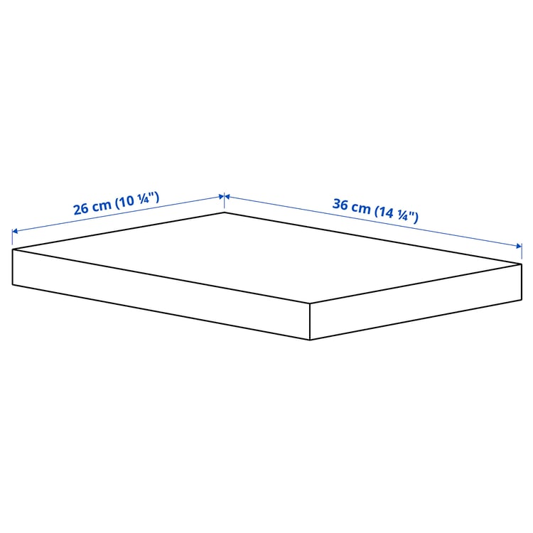 Illustration with measurements for the product: DRÖNA.